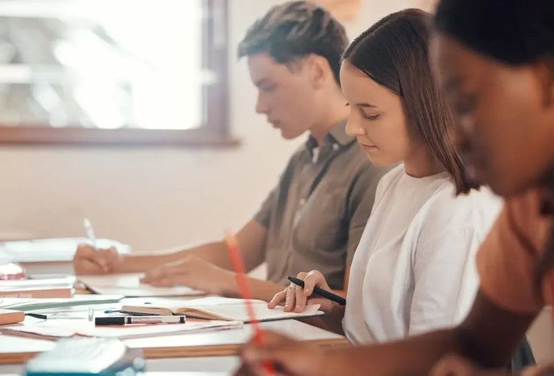 group of student during a chemistry tuition class